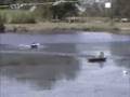 videos de rc airboat gasser race