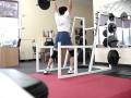 Split jerk from rack - 175 lbs. x 3 on 3 December 2008