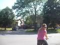 Jill Attemping To ride the bike