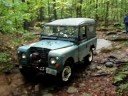 Sherman in mud Land Rover Series3