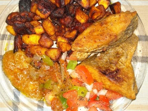 Recette de cuisine : l'alloco poisson | How to make fried plantain - fried fish