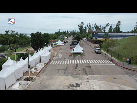 Avanza el armado del predio ferial de la 57a. Semana de la Cerveza