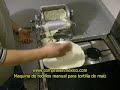 Maquina para hacer tortillas de maiz manual