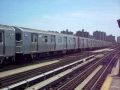 videos de MTA NYC Subway R160B F Train via Gravesend-Avenue X