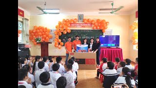 Trường Tiểu học & THCS Điền Công: Tiếp nhận bộ thiết bị Rạp phim trường em