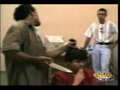 Watch 'Hostage saved by jump kick'