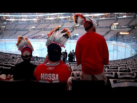 Indian - Hockey fan Anthony Roy, a Chicagoan who is part of the Ojibwe tribe, wants the Blackhawks to suspend the use of an Indian head in their logo. His Facebook pa...
