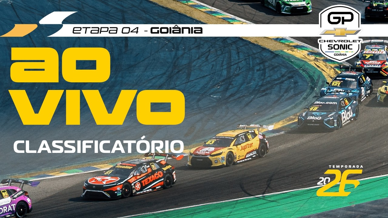 STOCK CAR BRB 2026 AO VIVO | 4ª ETAPA - TREINO CLASSIFICATÓRIO | GOIÂNIA, GO