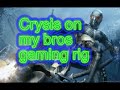 Crysis on my bros rig XFX 280 in SLI very high dx10