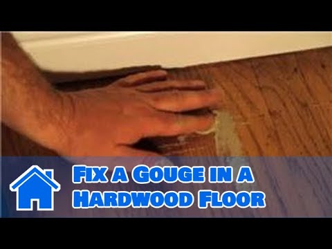 how to repair gouges in wood