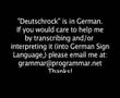 Deutschrock! - proGrammar feat. Meesh