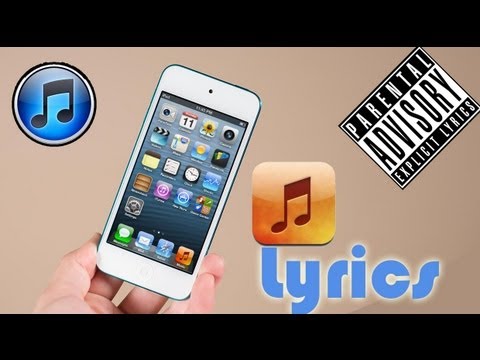 how to attach lyrics to iphone