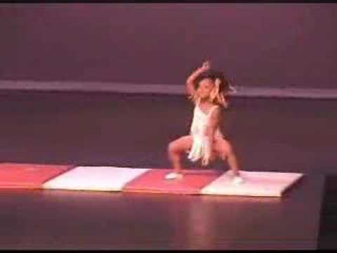 Gabby - Amazing Gymnastics 4 Yr. old little girl (Gabby) she is awesome. Can 4-Yr. old try out for the Olympics? A MUST WATCH TO BELEIVE... Watch her Tina Turner Dan...