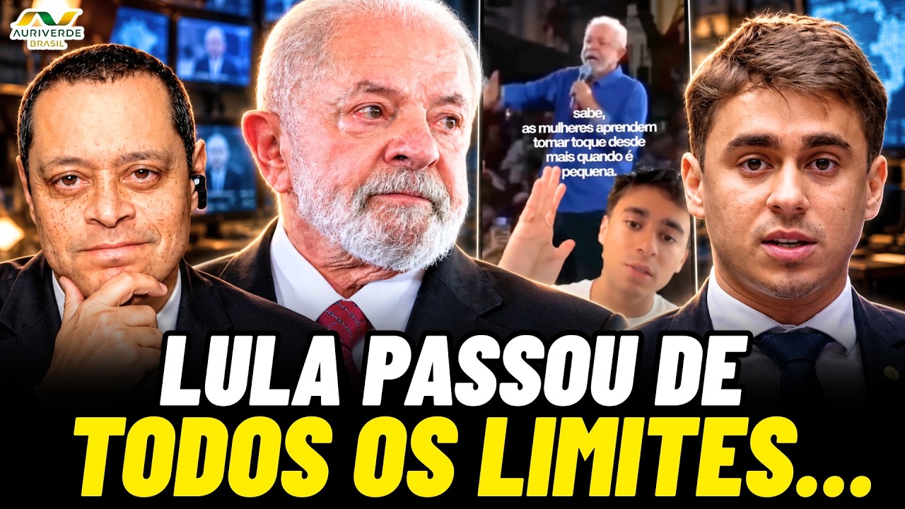 Nikolas vai pra cima após declaração de Lula e faz crítica PESADA ao vivo!