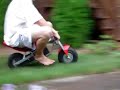 Mini Bike Wheelie Bail! Kid falls flat on his Butt! Mini Bike Wheelie Bail! Kid falls flat on his Butt!