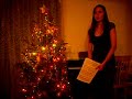 sevencats Christmas tree singing -- Caro mio ben (Giordani)