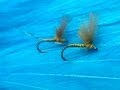 Tying a Sparse CDC Dun with Davie McPhail.