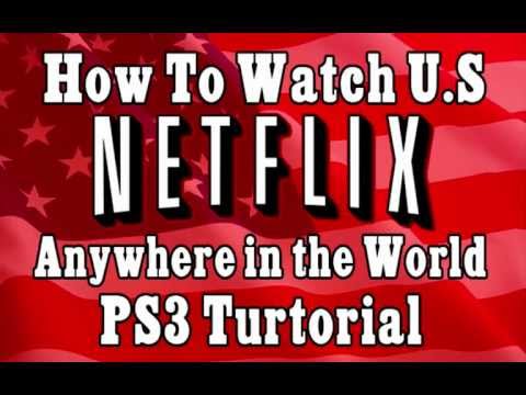 how to american netflix on ps3