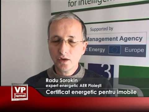 Certificat energetic pentru imobile