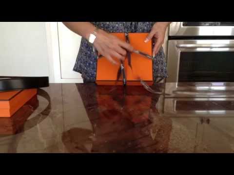 how to buckle a hermes belt