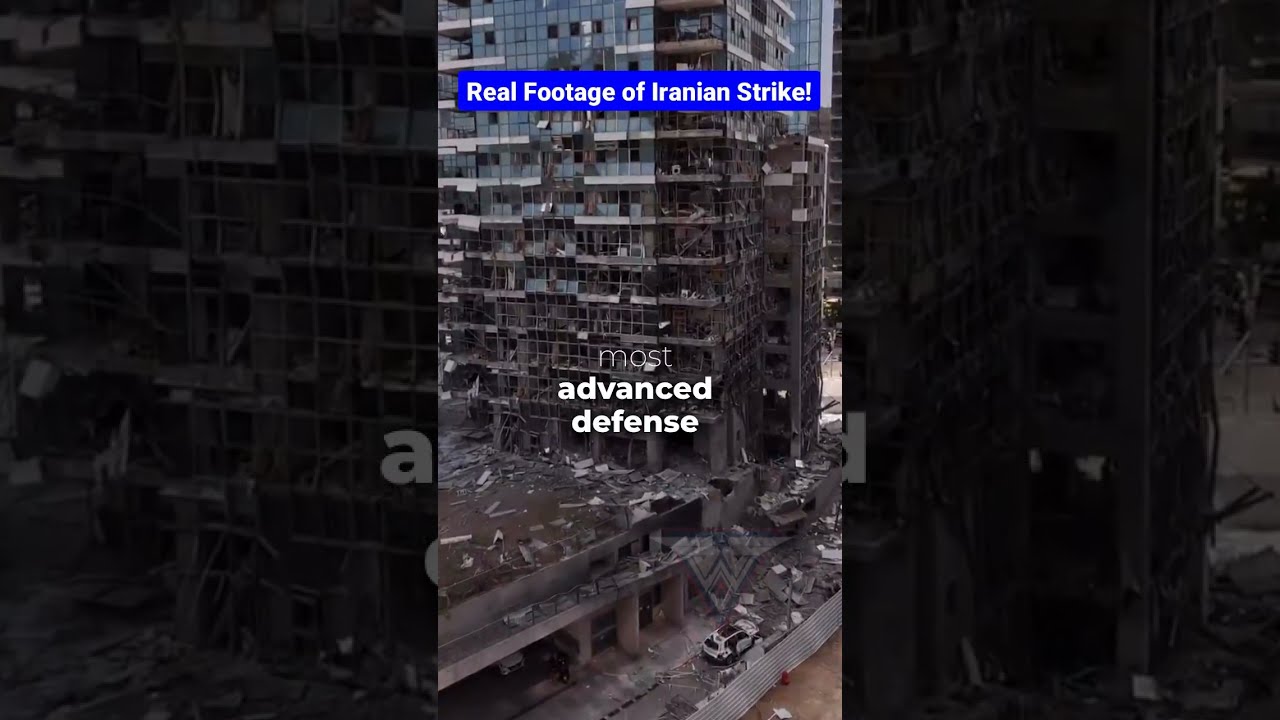 Israel Releases Real Footage of Iranian Strike