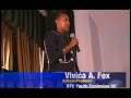 vivica fox speaks at break the cycle la youth explosion 2006