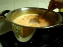 Shows a video teaching how to make Gajar Halva.