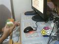 Rubik's cube one-handed average of 12:28.12