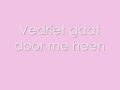 ik zal je nooit vergeten - Gedicht