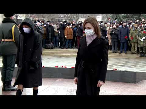 Președintele Maia Sandu a participat la manifestările consacrate Zilei comemorării celor căzuți în războiul din Afganistan