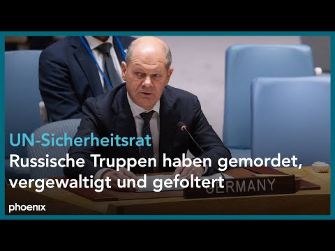 Rede von Bundeskanzler Olaf Scholz (SPD) bei dem UN-S ...