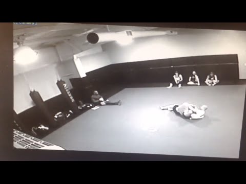 Wrestler Challenges Jiu Jitsu Instructor at 10th Planet Decatur AL - Security Cam Footage