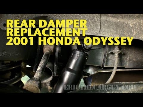 Rear Damper Replacement 2001 Honda Odyssey -EricTheCarGuy