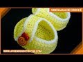 2 Parte - Sandália Bebê em Crochê Charmosinha - Aprendendo Crochê