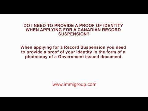 how to provide proof of identity