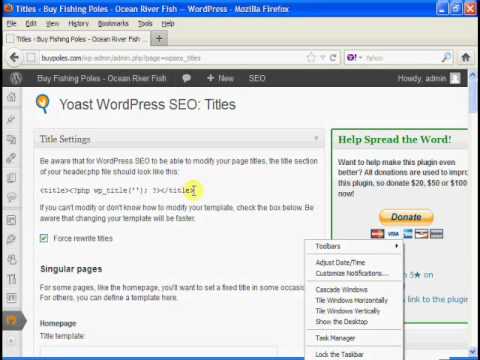 Wordpress Seo Yoast - Title Tags Optimization Part 1 of 2_Php,Java,SQL,Html szoftverfejleszt�knek
