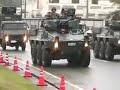 北熊本駐屯地創立記念行事での観閲行進1/2