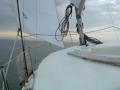 Kamp und Sjors segeln auf dem Wattenmeer