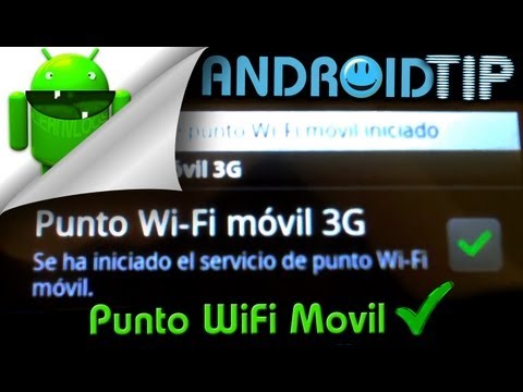 Como hacer funcionar Punto WiFi Movil en Android -