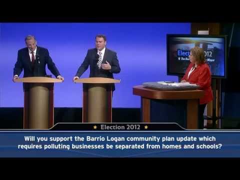 KPBS - Congressman Bob Filner and City Councilman Carl DeMaio squared off in a mayoral debate at KPBS on Oct. 1, 2012.