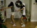 Paulina & Sarah dancing to Move, Shake, Drop
