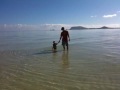 James and family on Sandbar, Christmas Eve