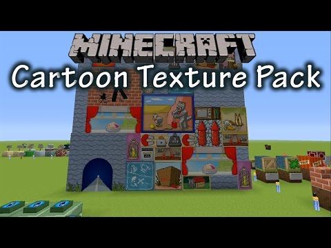 Taking a Look at the Brand New Minecraft Cartoon Texture Pack! (July 15th 2014)