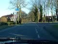 Driving in the village Gasselte in a Volvo 740 Estate Driving in the village Gasselte in a Volvo 740 Estate