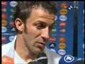 Del Piero e Buffon su Italia - Romania