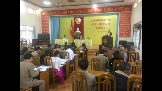 Kỳ họp thứ 8 HĐND xã Điền Công khoá XVIII