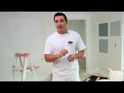 how to properly paint a room