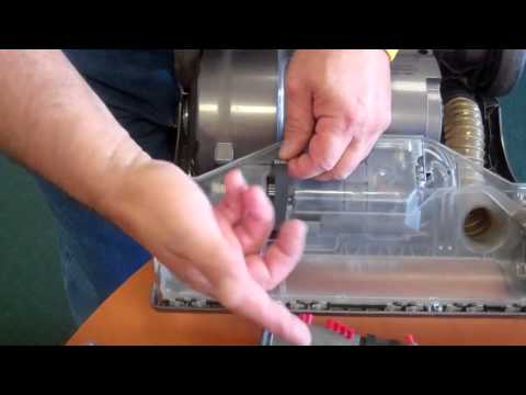 how to change belt on dyson dc17