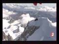 L'homme et l'oiseau au Mont-Blanc