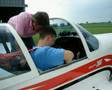 Kicca e Davide in aereo
